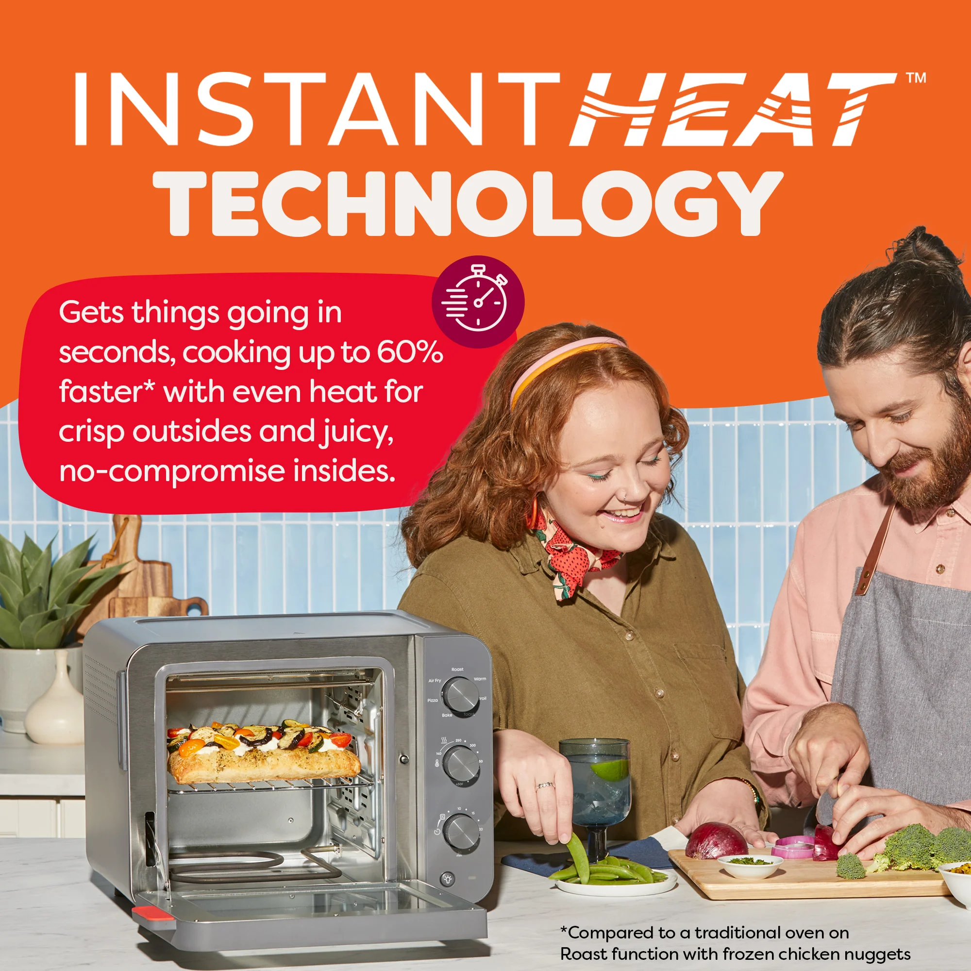 Instant Heat toaster oven in truffle color